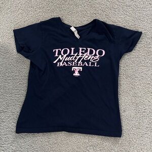 Toledo Mud Hens woman’s Navy Blue T-Shirt